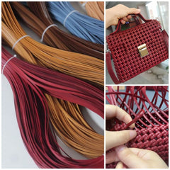 Eco-Friendly 4.5mm PE Rattan - Waterproof & Flexible - Ideal for DIY Weaving Kits and Crafts