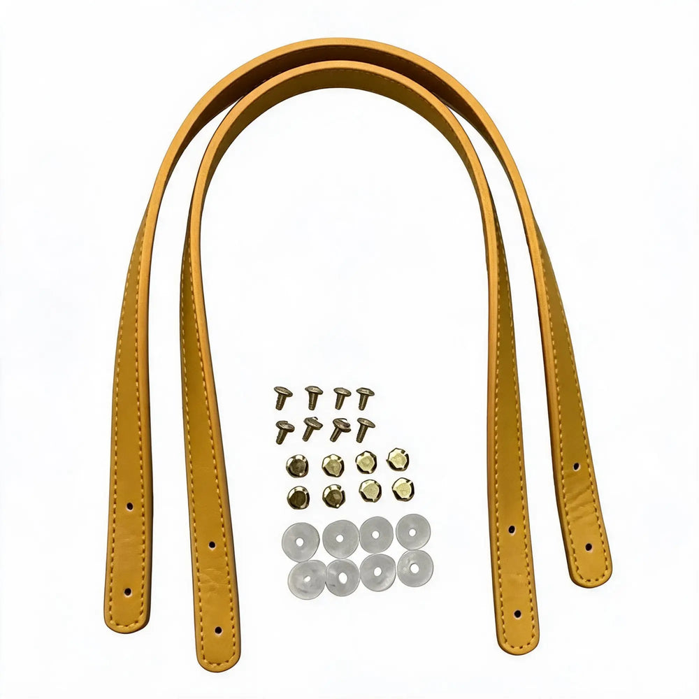 62cm PU Bag Strap Bright Yellow