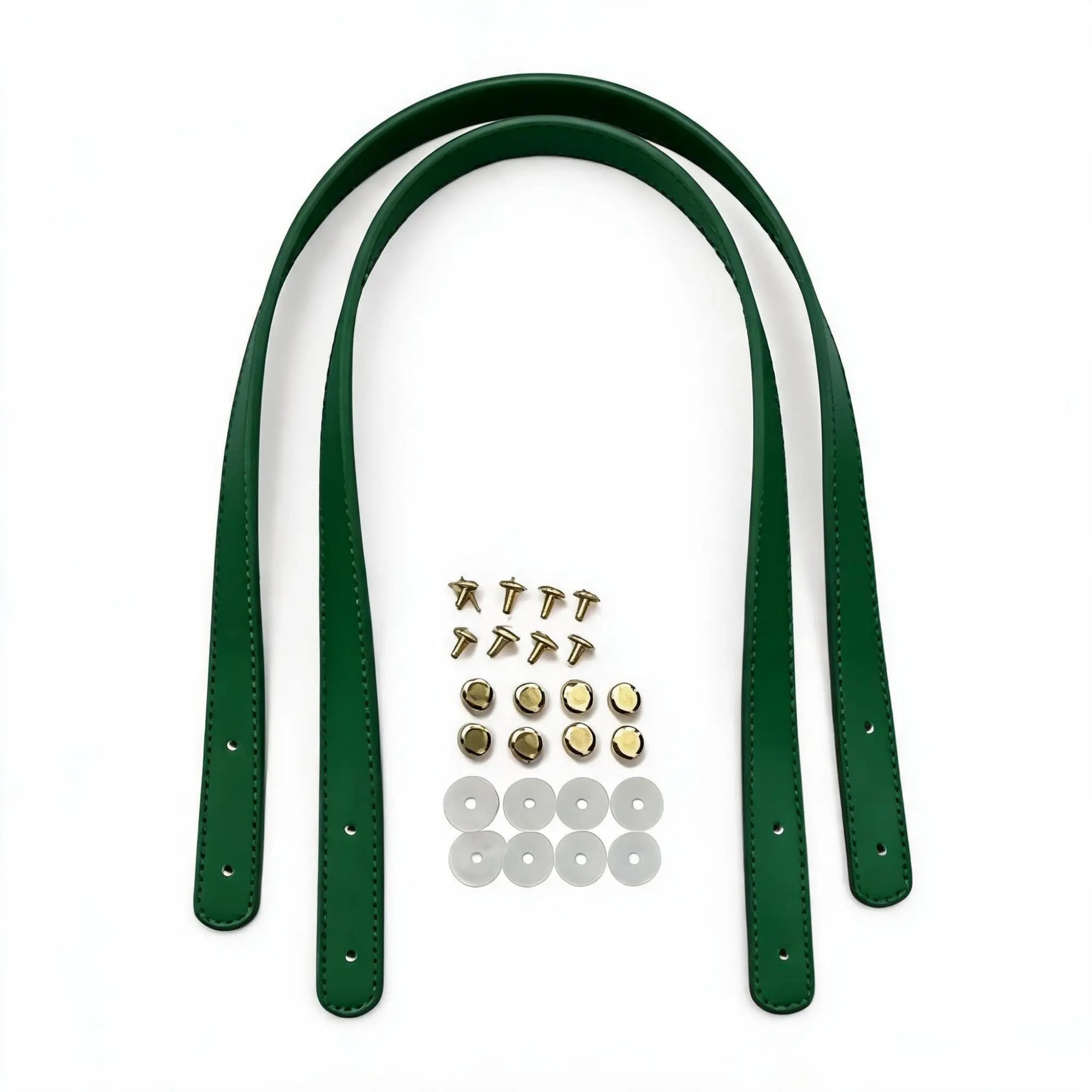 62cm PU Bag Strap Emerald Green