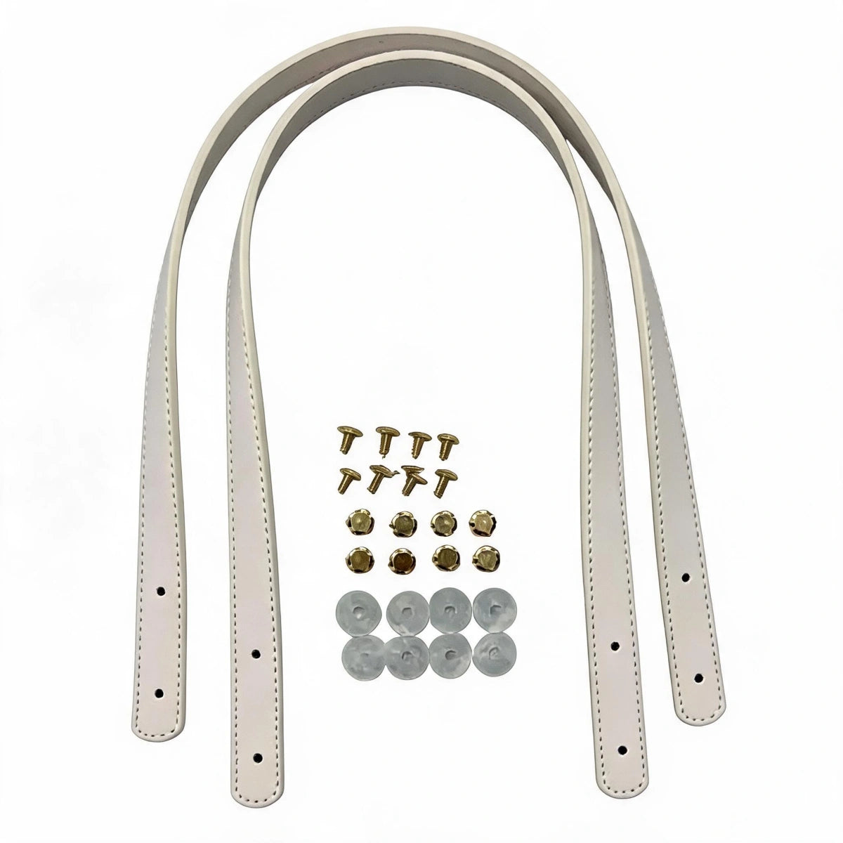 62cm PU Bag Strap White