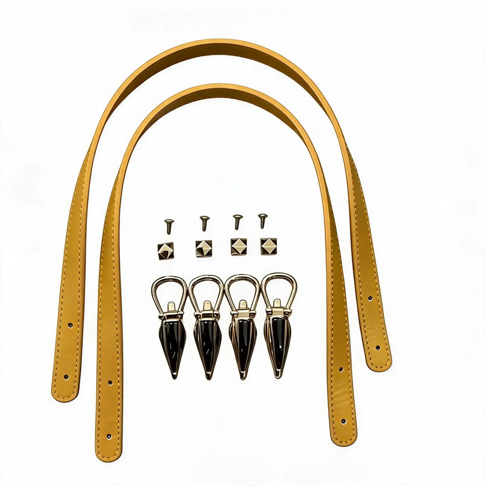 68cm PU Bag Strap Bright Yellow