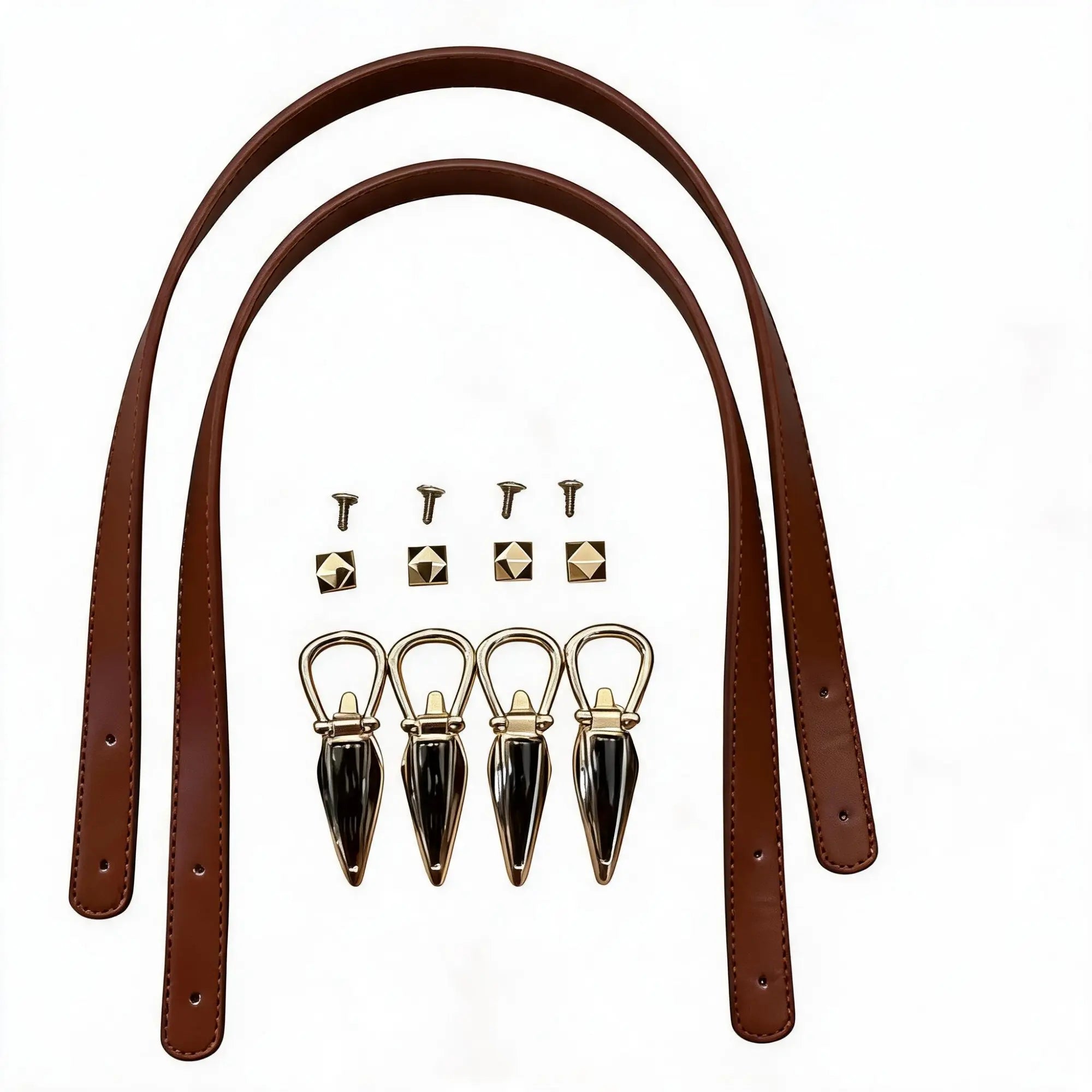 68cm PU Bag Strap Coffee Brown