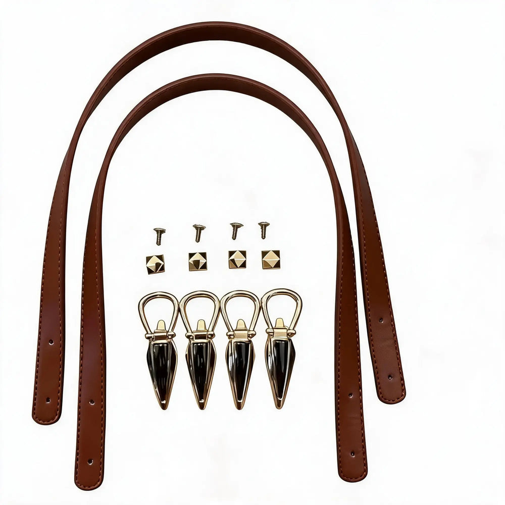 68cm PU Bag Strap Coffee Brown