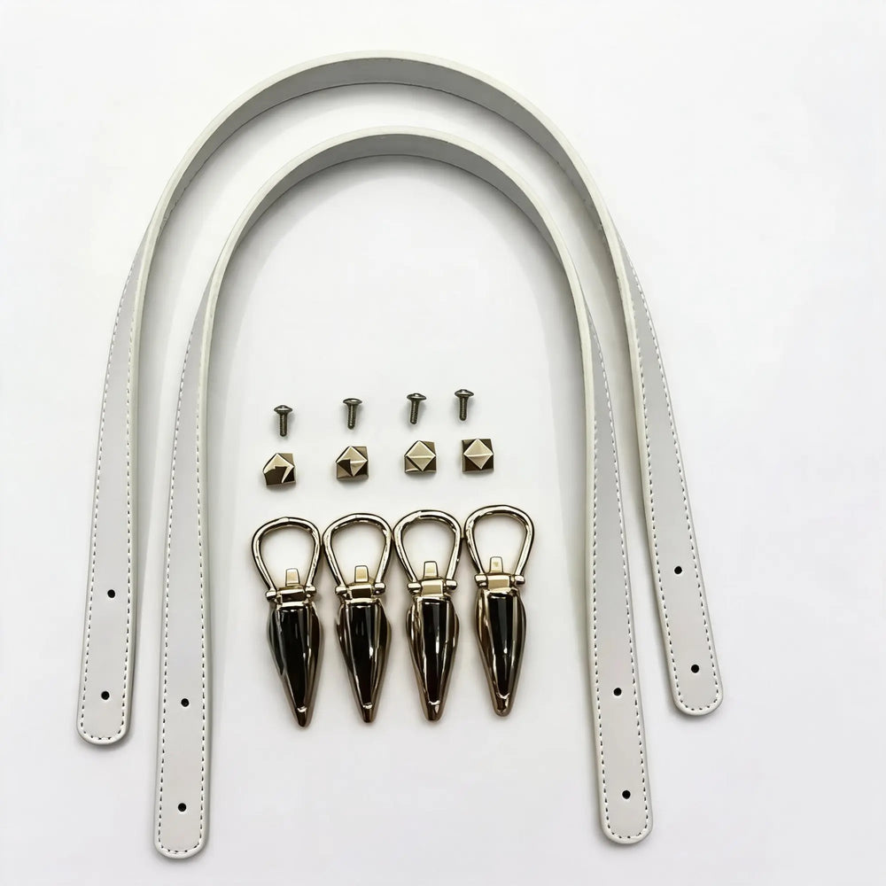 68cm PU Bag Strap White