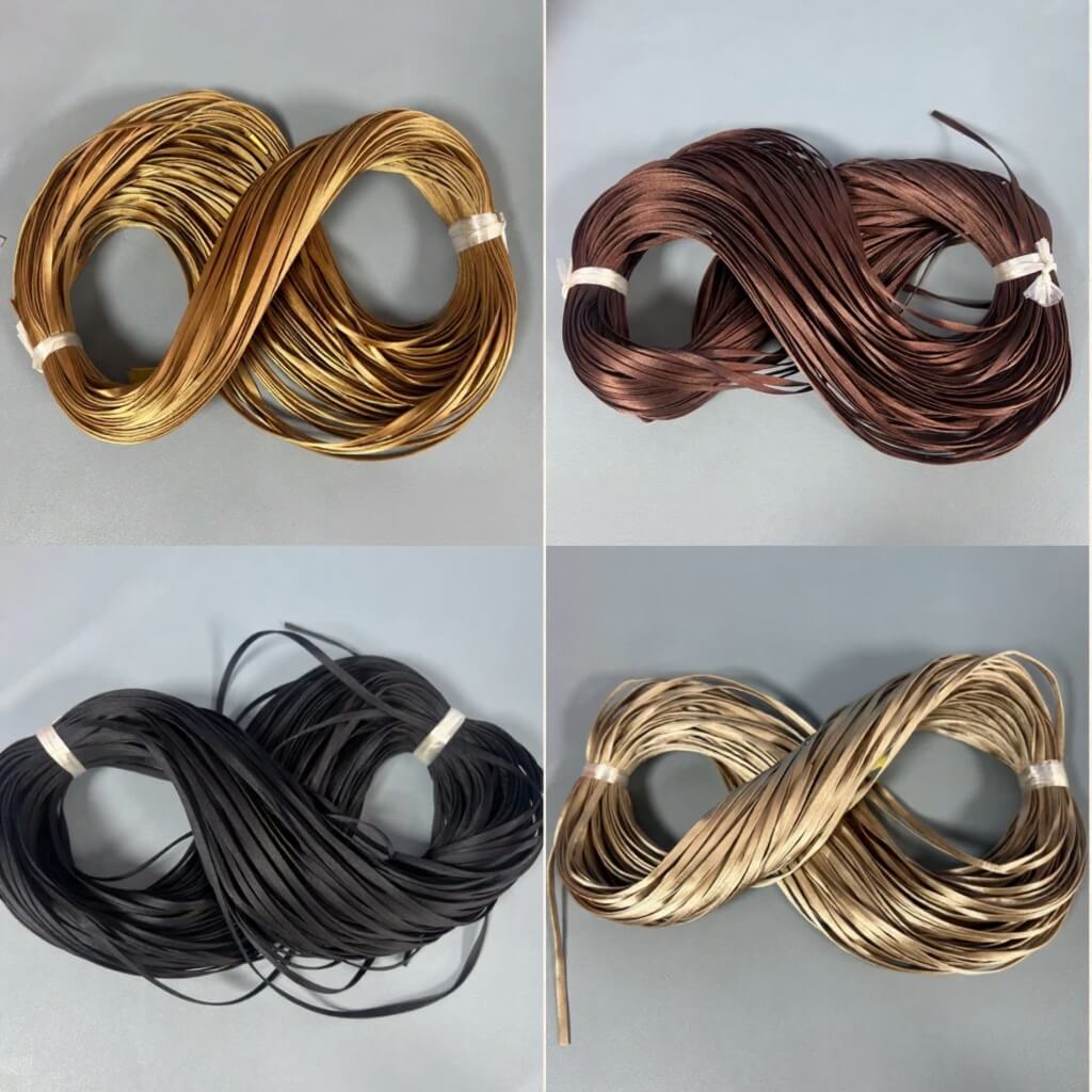 5mm DIY Woven Fabric Strips for Bag Making