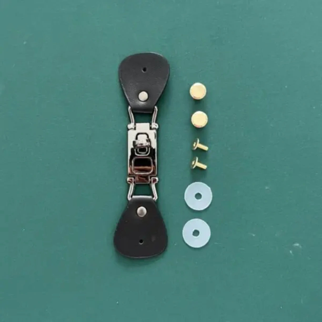 Black bag clasp