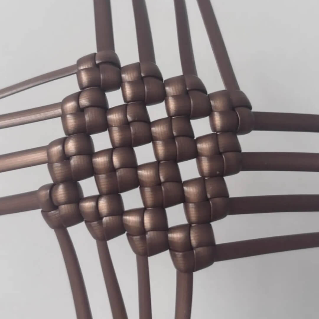 Copper 5mm PE rattan