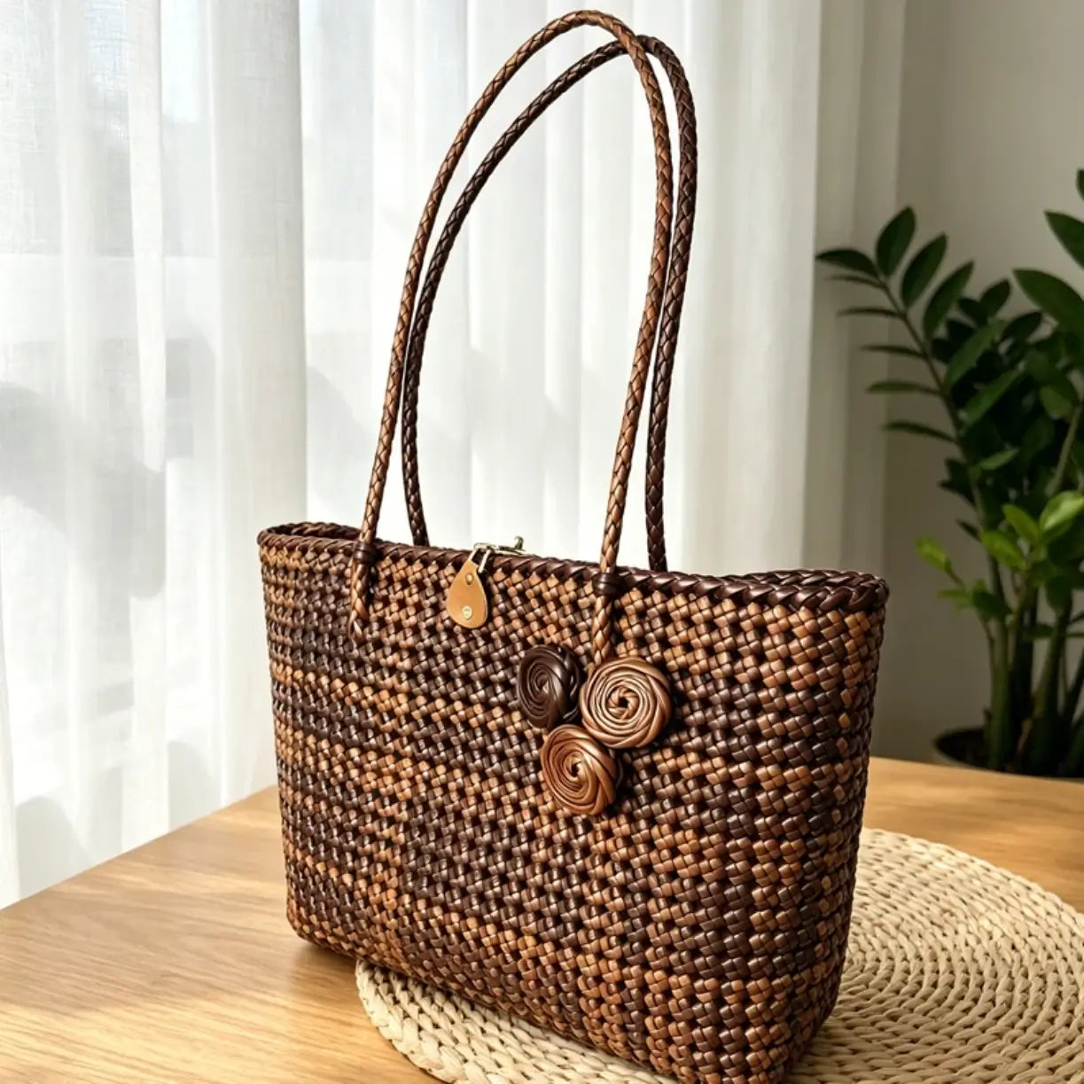 Large Handmade Woven Bag