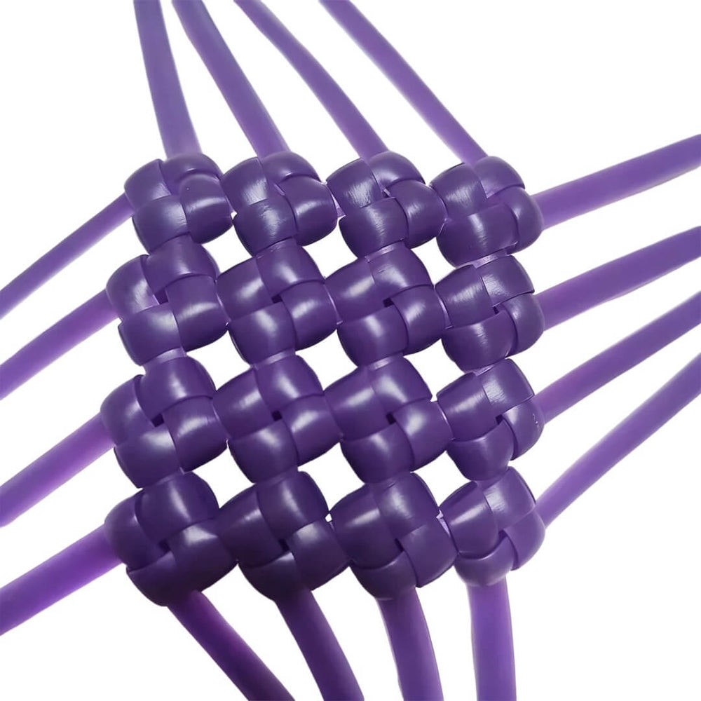 Purple 5mm PE rattan