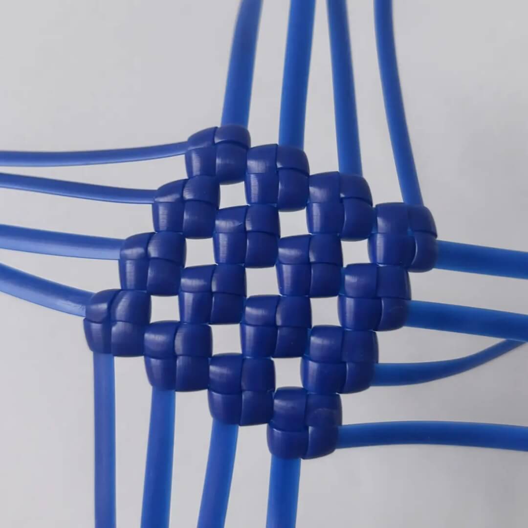 Sapphire Blue 5mm PE rattan