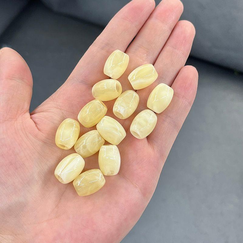 Beige Acrylic Beads