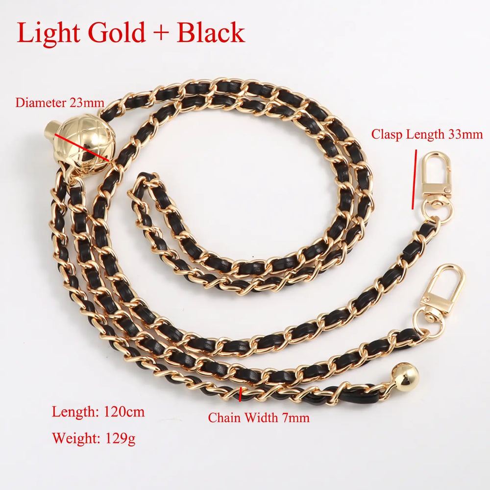 black adjustable purse strap