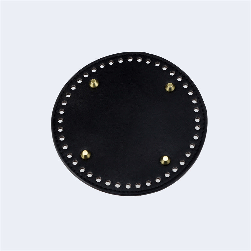 Black Round Bag Base