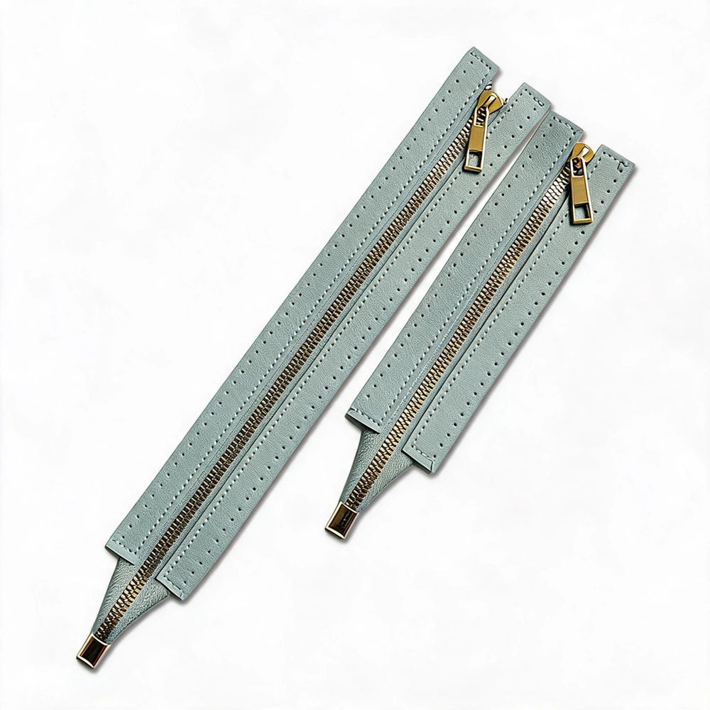 blue diy bag zipper