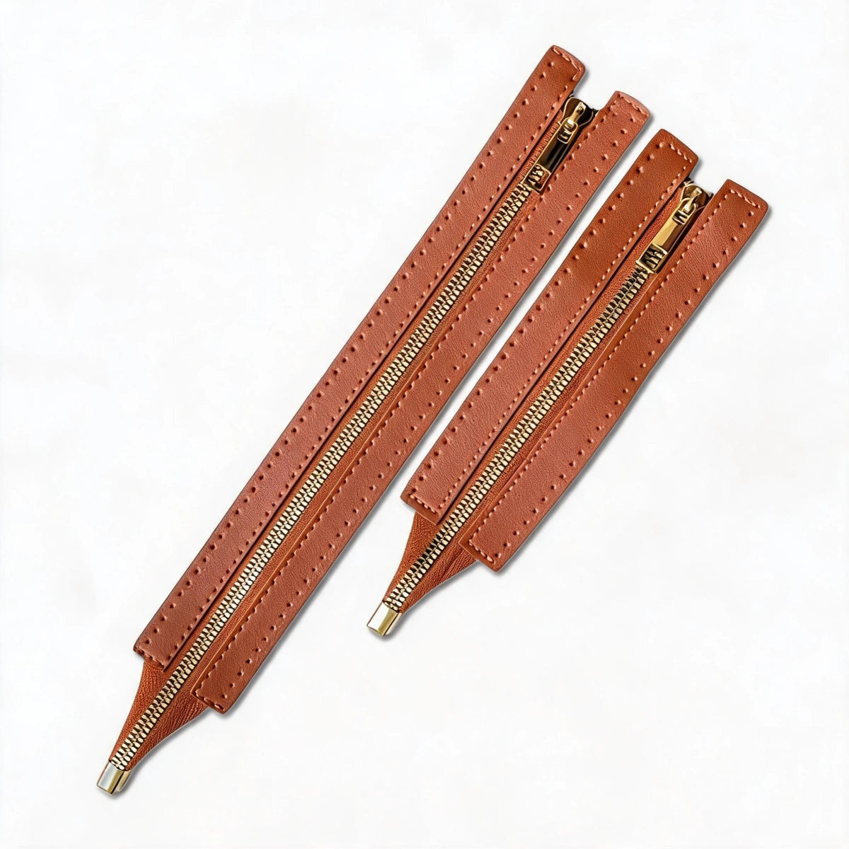 brown diy bag zipper
