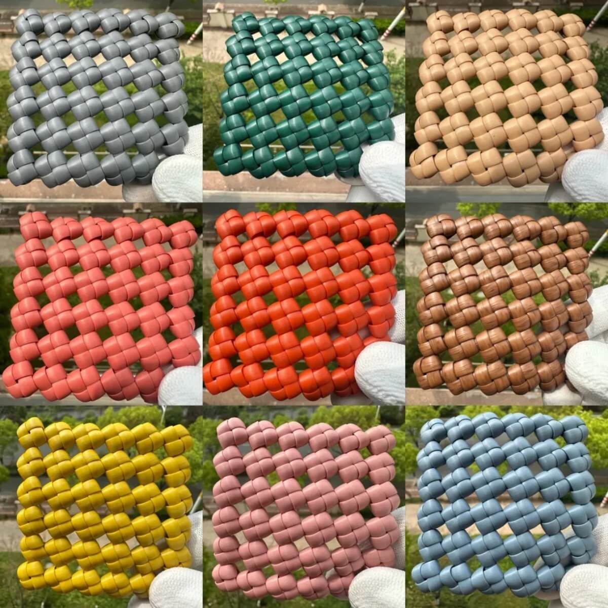 500g 5mm wide PE rattan DIY weaving material – free tutorials for bags and baskets