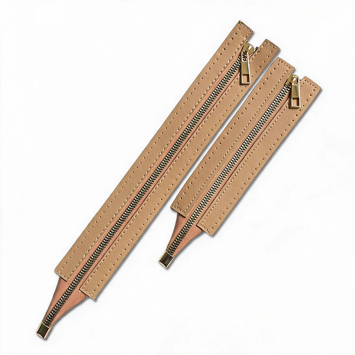 khaki diy bag zipper