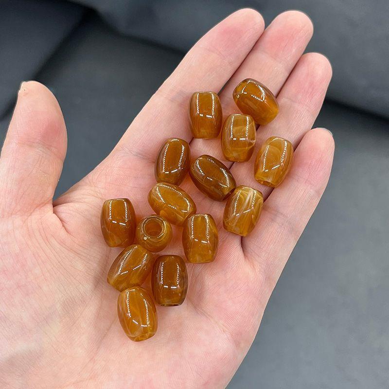 Olive Acrylic Beads
