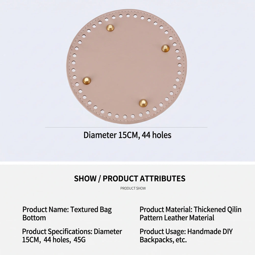 Round Bag Base Size
