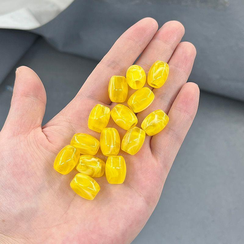 Yellow Acrylic Beads