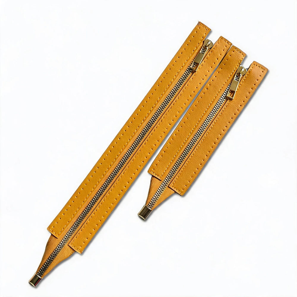 yellow diy bag zipper